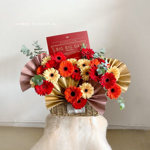 Floral Basket for Business Opening Gift Malaysia