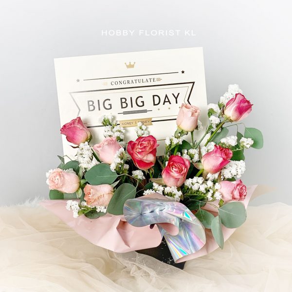 Ella Flower Box Malaysia for Business Opening Flower Gift