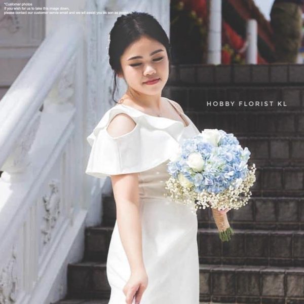 Hydrangea Love Bridal Bouquet for Wedding ROMs Malaysia