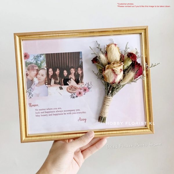 Dried Flower Frame Malaysia Perfect Gift for Birthday and Anniversaries