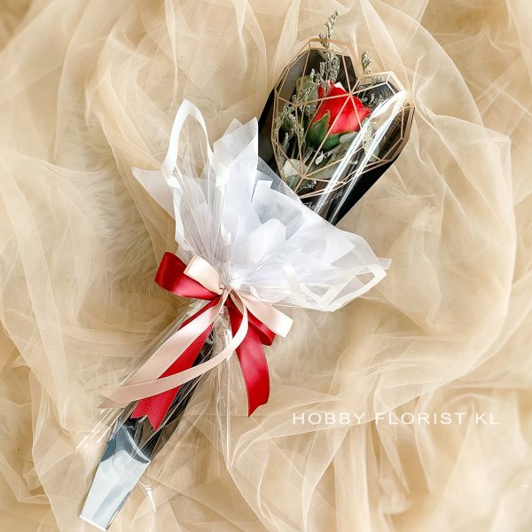 Riley Rose Hand Bouquet Soap Flowers for Valentine's Day 2021 Malaysia