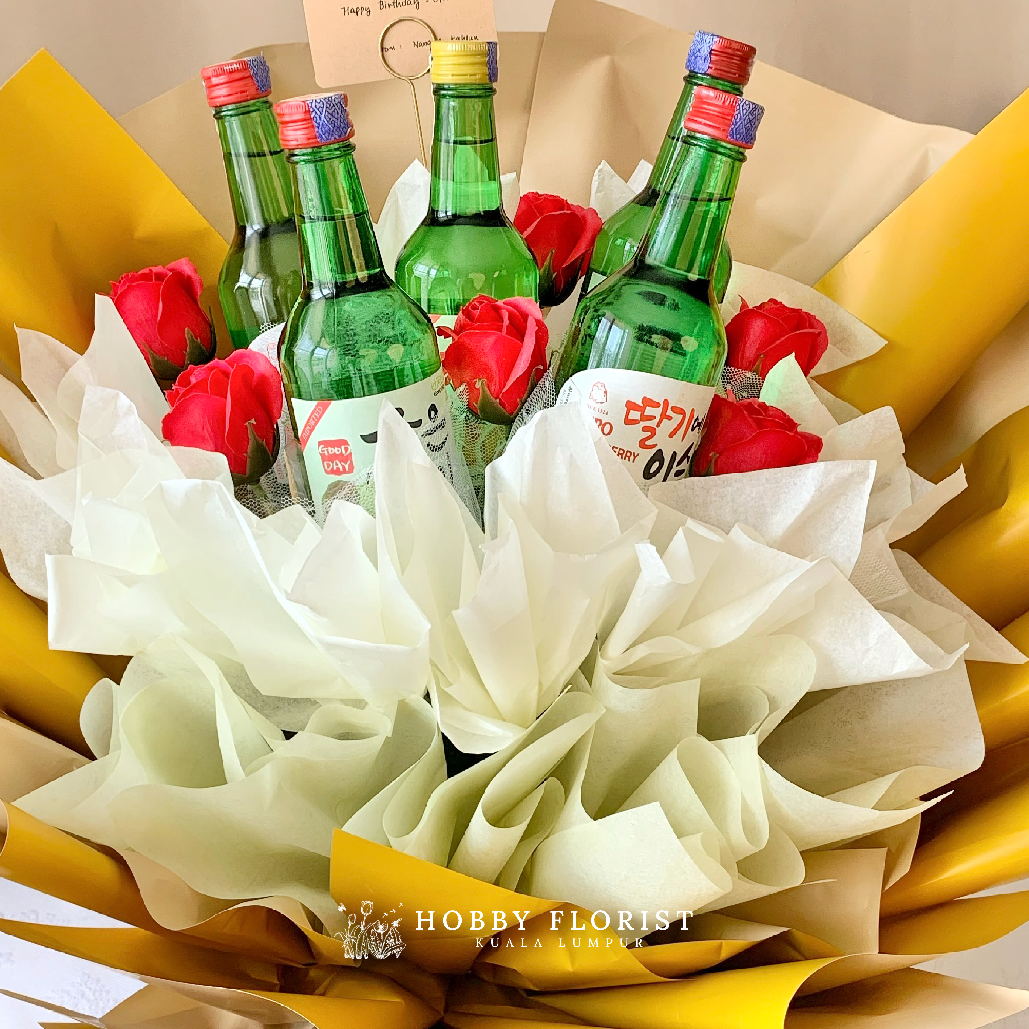 Soju Xl Alcohol Bouquet Flower