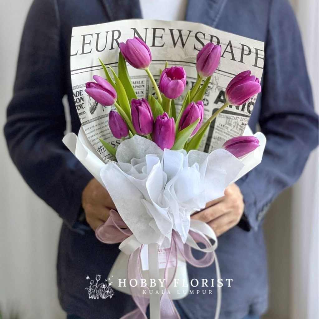 Tulip Bouquet Flower Delivery Kuala Lumpur Hobby Florist KL — free download