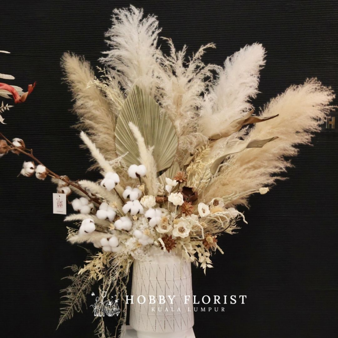 Vioal Preserved Flower Vase Arrangement Grand Opening Gift in PJ KL